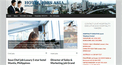 Desktop Screenshot of hoteljobsasia.com